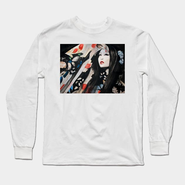 Asami Long Sleeve T-Shirt by calamarisky